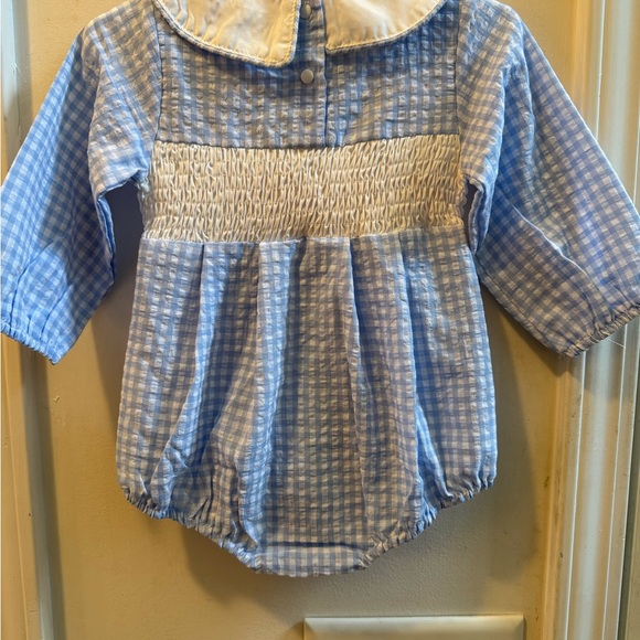 New Smocked Valentine’s Romper - Picture 9 of 11